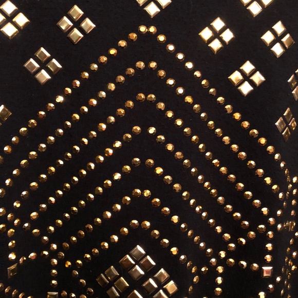 Women’s black embellished top - Picture 6 of 7